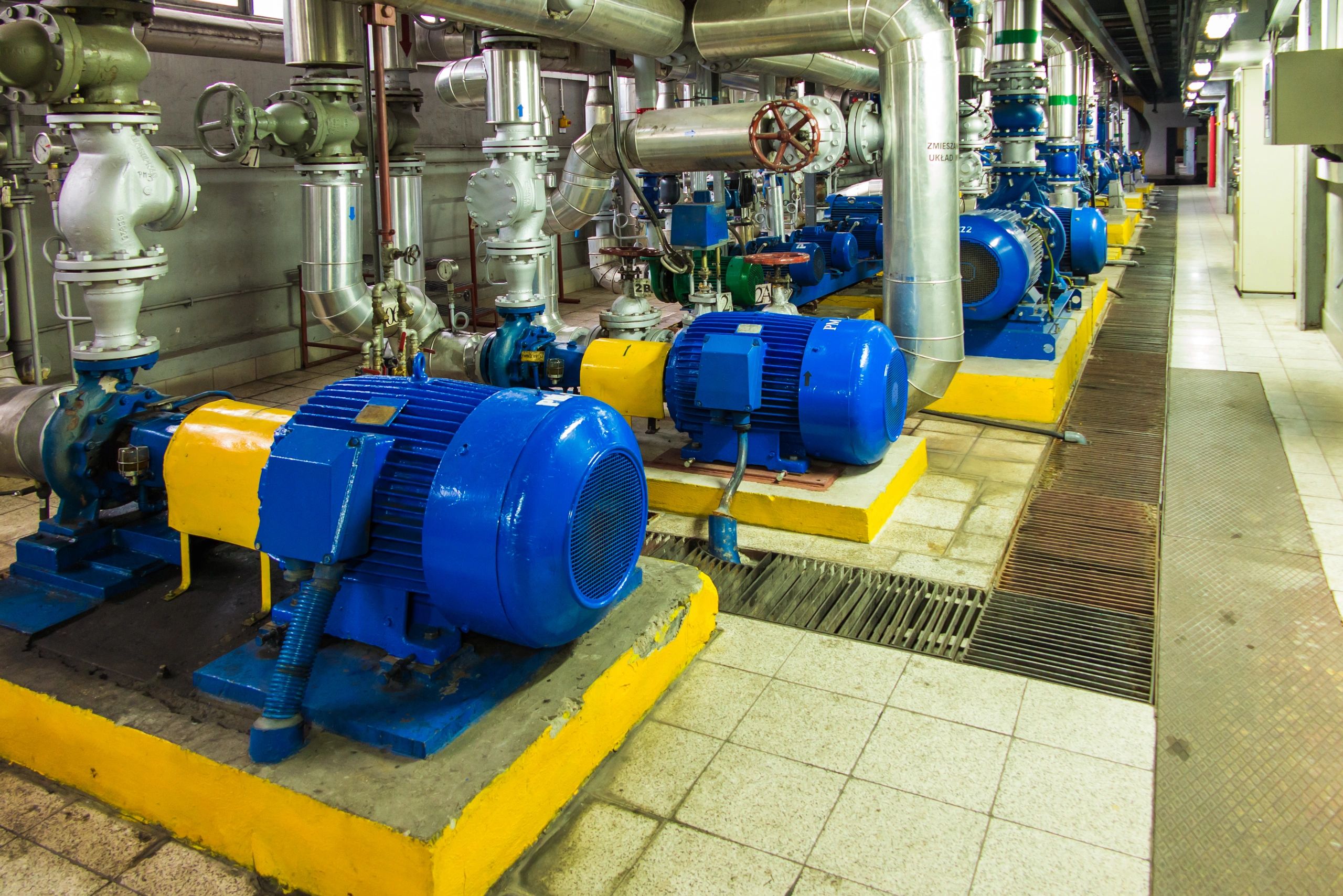 Stainless steel pump components